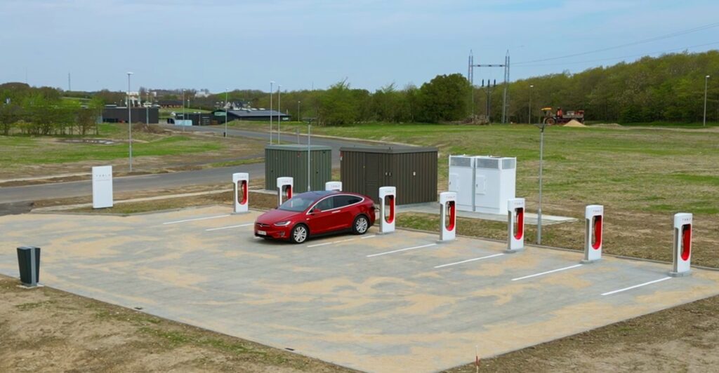 tesla supercharger